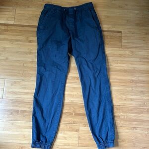 Gap Teen XS Guys Navy cotton chino joggers